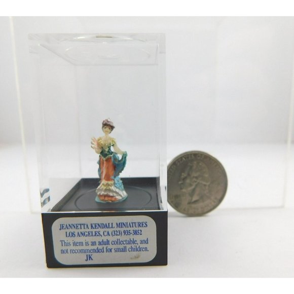 50/1672 Vintage Jennetta Kendall 1:12 Scale Dollhouse Miniature - Victorian Lady - Picture 8 of 10